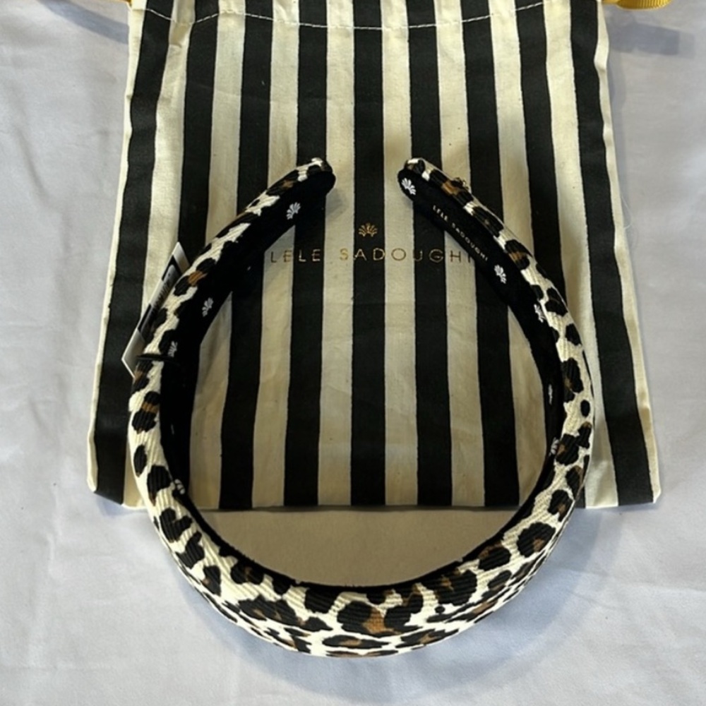 Lele Sadoughi Animal Print Headband